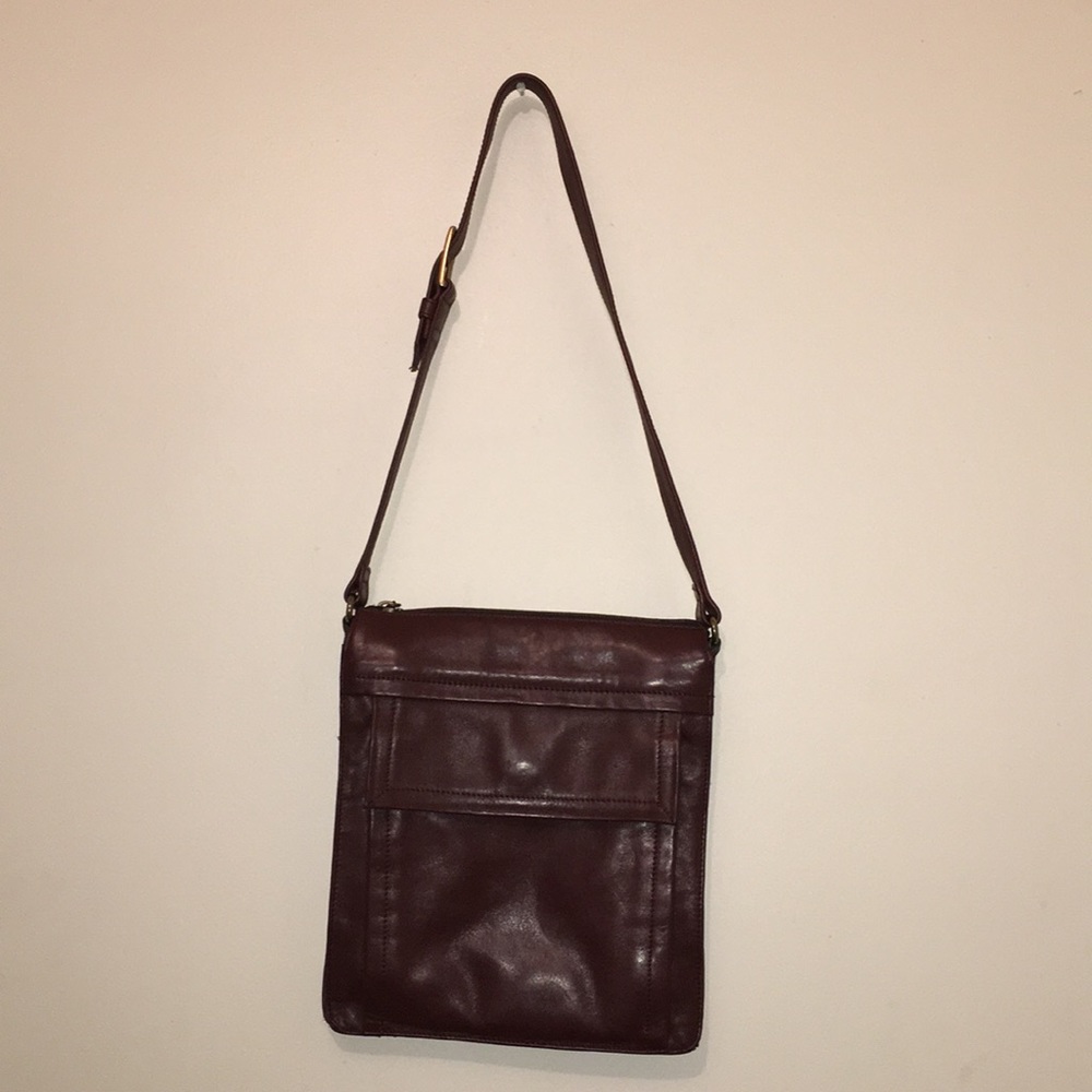 Fossil Brown Leather Shoulder Bag